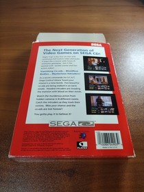 Sega CD Night Trap Red Box Release (1992) CiB with Manual VGC Clean Box!