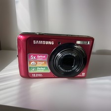 Samsung Digimax SL502 12.2MP Digital Camera, Crimson Color,EUC Battery  SD Incl