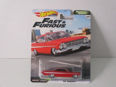 HOT WHEELS FAST & FURIOUS MOTOR CITY MUSCLE '61 CHEVY IMPALA