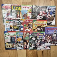 15 Holiday Christmas Craft Magazines - Ornament Ideas, Cut-Outs, Patterns  More