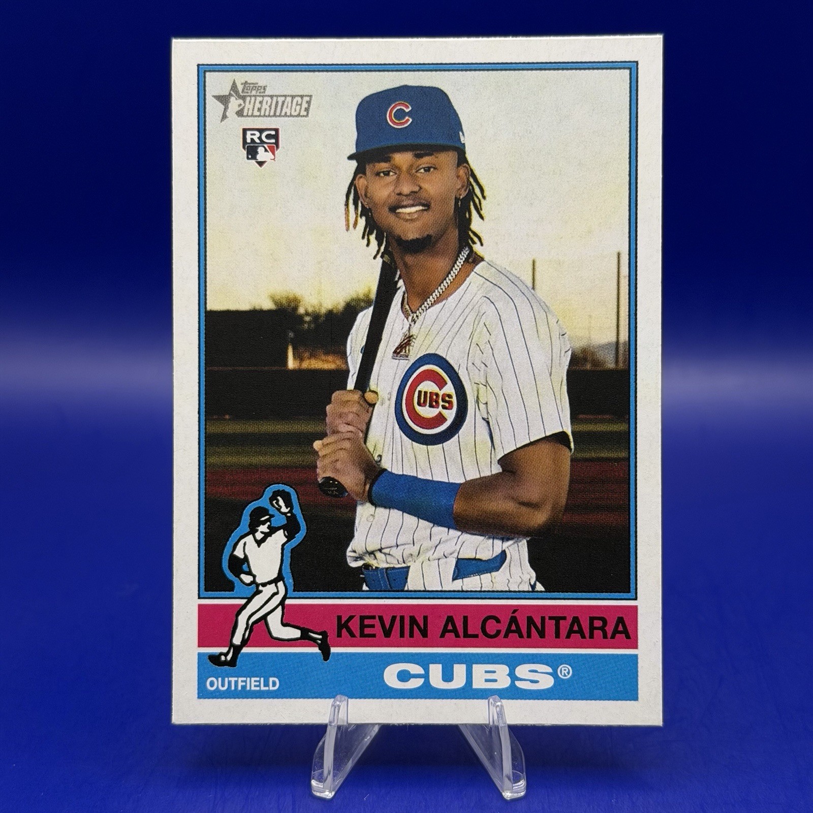 2025 Topps Heritage Baseball Kevin Alcantara #353 Rookie RC Chicago Cubs