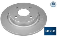 2X Bremsscheibe Meyle 7155230033/PD 2 Bremsscheiben Hinterachse Hinten FüR Ford