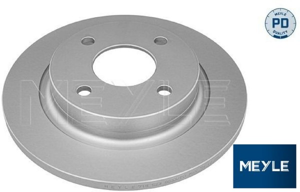 2X Bremsscheibe Meyle 7155230033/PD 2 Bremsscheiben Hinterachse Hinten FüR Ford-image