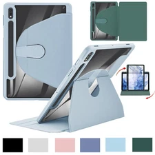 For Samsung Galaxy Tab A9 S9 FE Plus S10 Shockproof Rotating Stand Case Cover