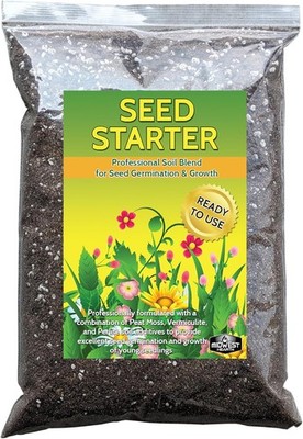 Seed Starter Natural Potting Soil Mix for Germination and Growth (Made in USA) (