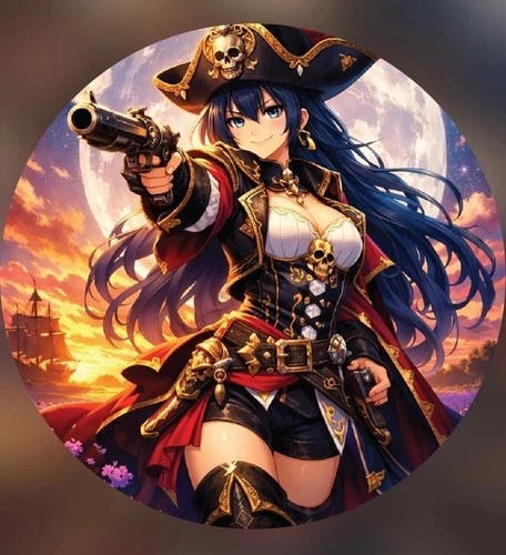 Hayleybug Mint 1/2 oz Silver Round Pistol and Plunder