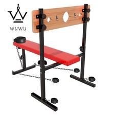 Adult for Couple Sex Bed Leg Sex Chair with Wood Hand Neck Cuffs Sex Furniture