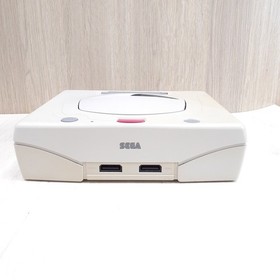 Sega Saturn white console with Hori Fighting Stick SS Virtua Gun & 5 Games Japan