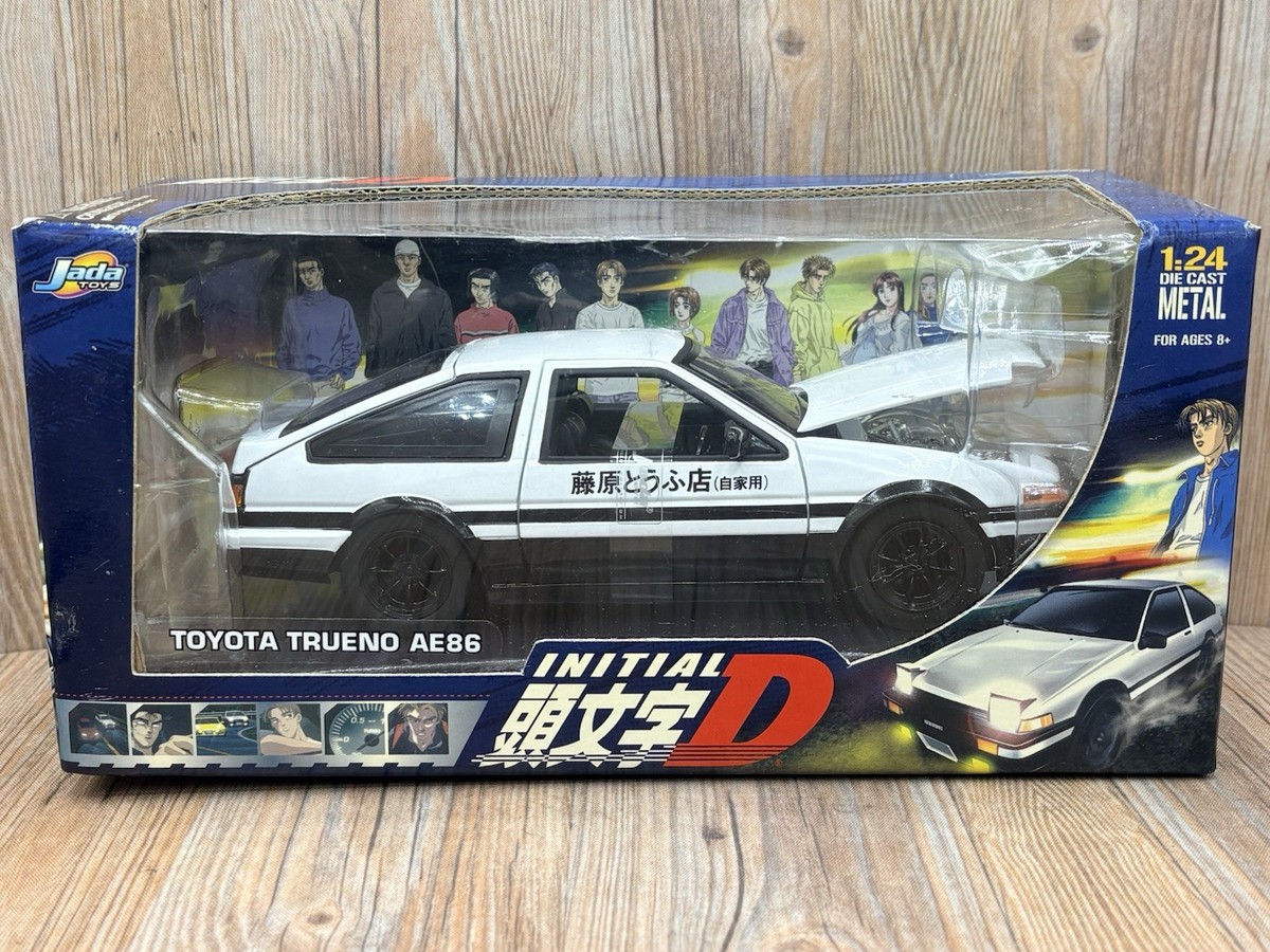 Jada Toys Initial D Toyota Trueno AE86 1:24 Scale Die Cast Metal 