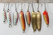Luhr Jensen Krocodile Spoons Salmon Trout Steelhead Fishing Lures