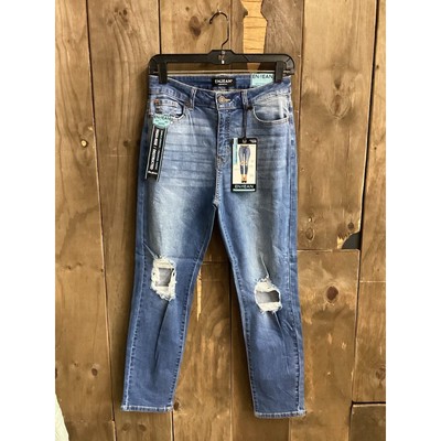 Enjean Ankle Length High Rise / Destructed Medium Wash Size 7 Women s
