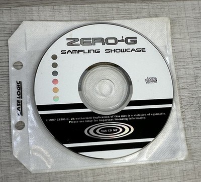 Zero G Sampling Showcase CD 1997 Samples Loops Music Production (CD ONLY)