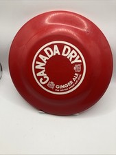 Red Canada dry Gingerale flying disc by Humphrey Flyer