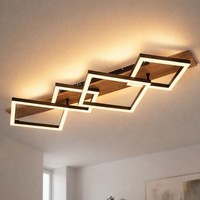 Deckenleuchte Deckenlampe Esszimmerleuchte Led Holzlampe Schlafzimmerleuchte