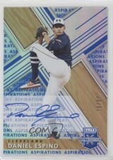 2019 Panini Elite Extra Edition Aspirations Blue 33/50 Daniel Espino Auto uk2