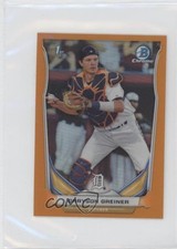 2014 Bowman Chrome Minis Orange Refractor 8/10 Grayson Greiner #237 11mn