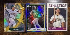2025 Topps Max Muncy RC Rookie Lot (3) Rainbow Foil Gold Stars 1986 Insert A’s