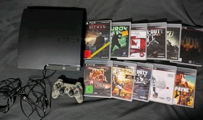 Sony PlayStation 3 Slim 160GB Konsole + Spiele