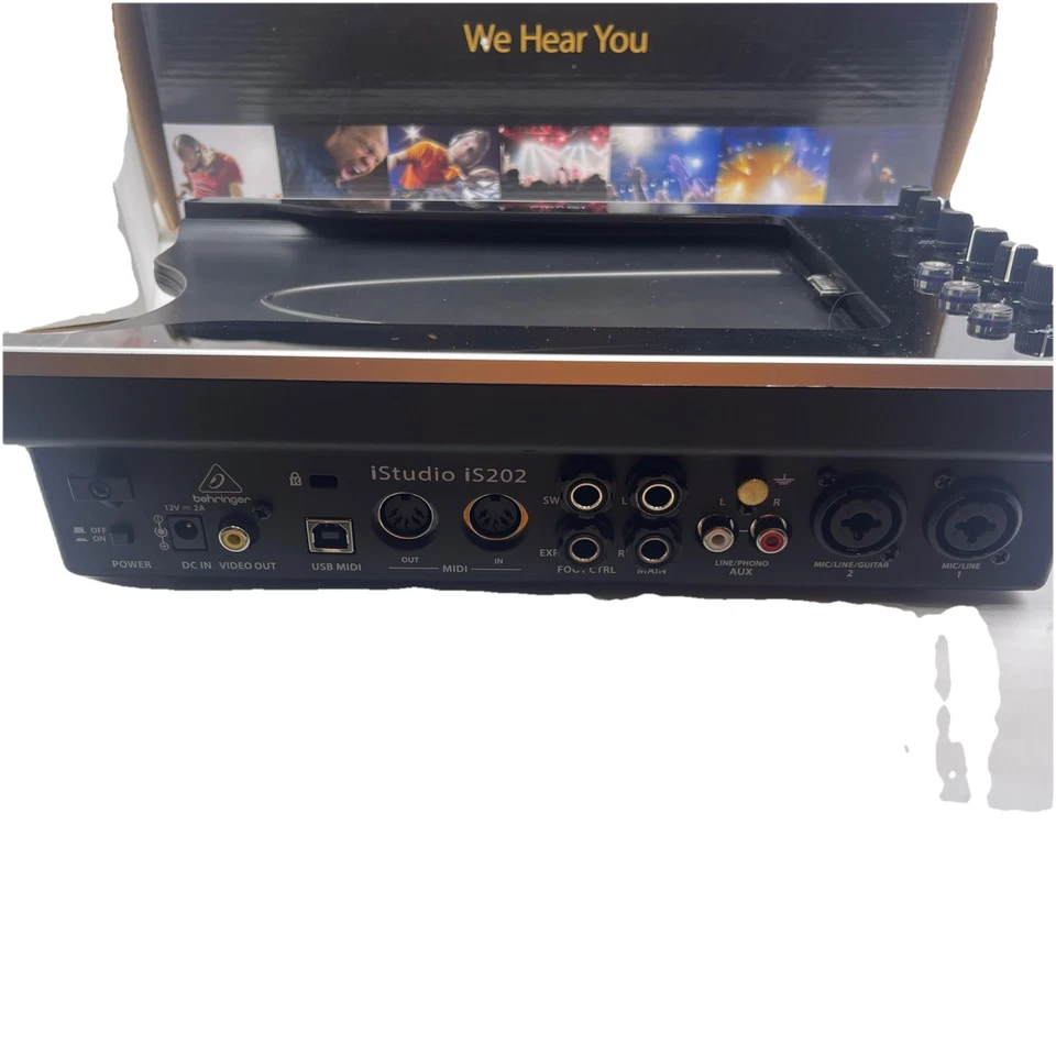 Behringer iStudio iS202 Docking Station For iPad Recording Dock Interface Mixer - Image 4 of 4