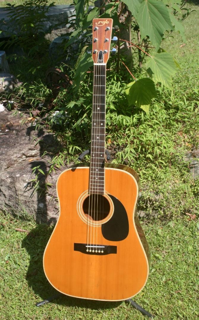 Roje RF300 ウエスタンギター ゼンオン製 日本製 1975年頃 Acoustic Guitar Roje RF300 Natural 1975 Made in Japan Solid