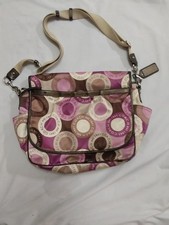 coach shoulder bag pink Multi function bag multi function Diaper bag