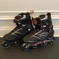 Rollerblade Zetrablade Inline Skates Black Size 10 US Men 9 UK 43 EU 28 CM