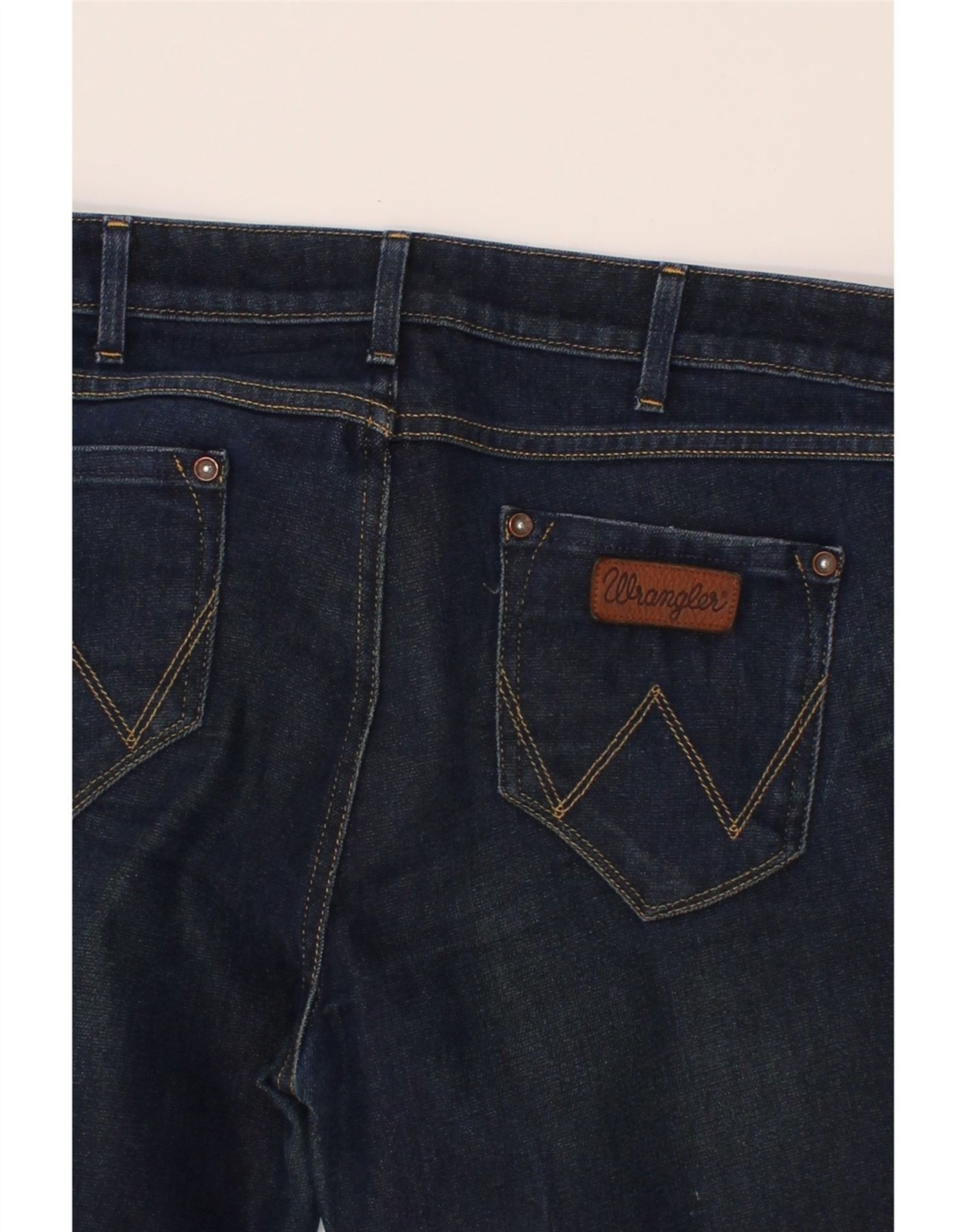 WRANGLER Womens Amanda Flared Jeans W33 L26  Blue Cotton AG07 thumbnail 4