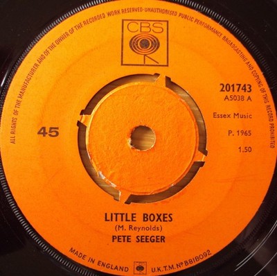 Pete Seeger - Little Boxes (7'')