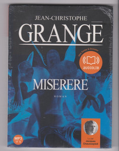 MISERERE Jean-Christophe GRANGE livre audio AUDIOLIB 2 CD MP3 sous blister