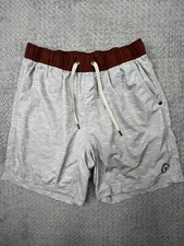 Vuori Kore Shorts Mens Small Gray Lined Athletic Training Gym Workout Swim