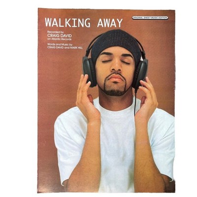 Walking Away Sheet Music Piano Vocal Guitar Craig David New Hal Leonard