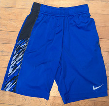 Nike Dri-Fit Youth Teen Boys Kids Basketball Athletic shorts Size Small Blue