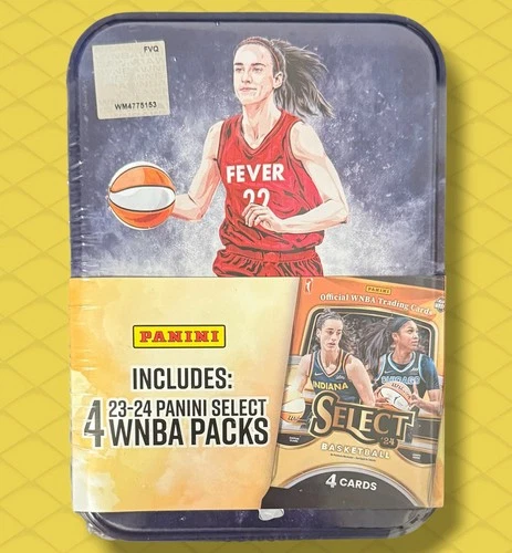 2023-24 WNBA Select Exclusive Caitlin Clark Blaster Blue Tin - Factory Sealed