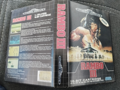 RAMBO III Sega Mega Drive - Sehr gut erhalten