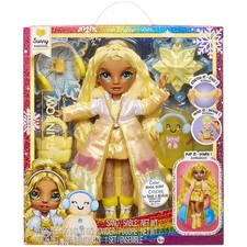 Rainbow High Sunny Madison Winter Wonderland Doll 28cm Magic Snow Snowman Age 4+