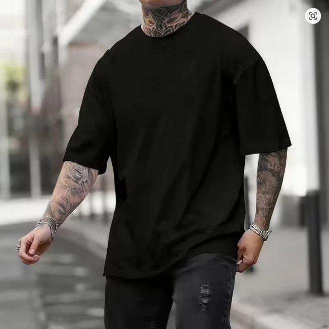 Men's Oversized Heavyweight Cotton T-Shirt In Crew Neck Loose Fit (Size- S-3XL)
Opens in a new windo