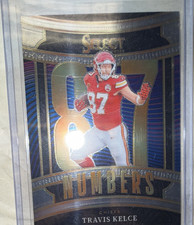 Panini Select 2025 Select Numbers Insert Travis Kelce #10 Kansas City Chiefs