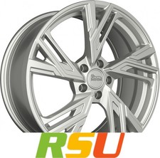 MAM RS5 silver painted 8x18" ET45 LK5 112 ML 66.5 Alufelgen 18 Zoll