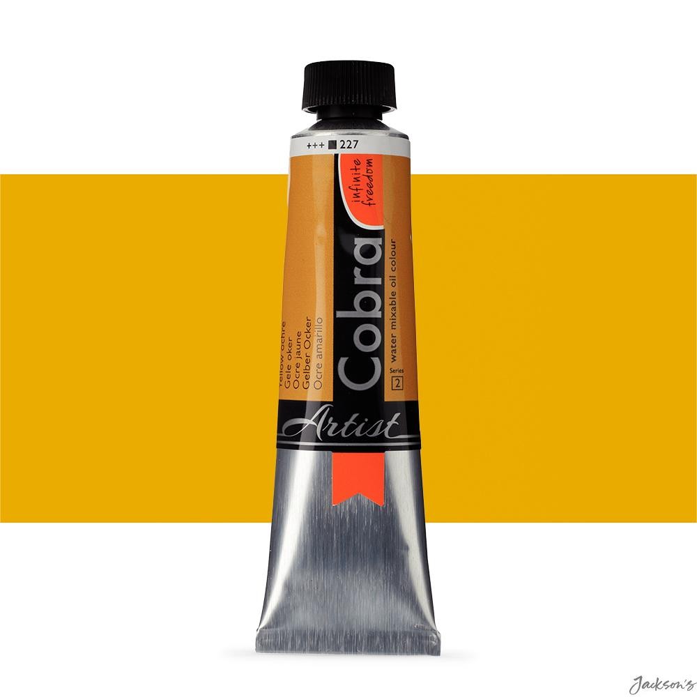 Royal Talens Cobra Water Mixable Oil Paint PY42 40ml Yellow Ochre