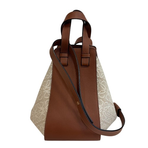 LOEWE 2WAY handbag leather Hammock Medium Shoulder Bag White system leather
