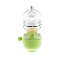 Eggxer Yolk Egg Scrambler Spinner Kitchen Mixer Tool for fun and food in Green