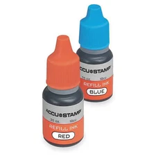 Cosco 038778 Ink Refill, Red/Blue, 0.35 Oz., Pk2