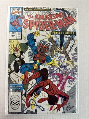 Amazing Spider-Man #340 Volume 1 Marvel Comics 1990 Key Eric Larsen