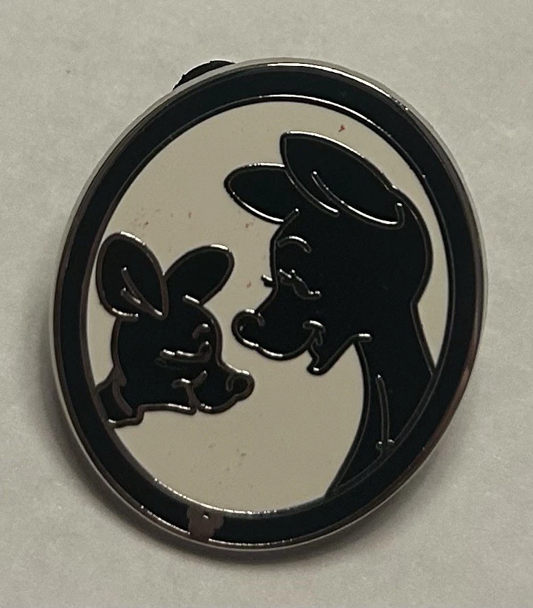 Disneyland - Kanga & Roo Pooh - Character Silhouette - Hidden Mickey 2008 Pin