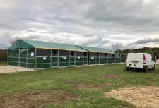 Photo A3 Temporary stabling at Eland Lodge Horse Trials Draycott in the  c2017