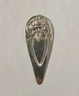 Vintage S. Kirk & Son Sterling Repousse Bookmark Silver 3 Roses Floral # 9