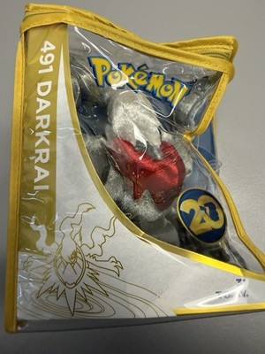 TOMY Pokémon Plush 8'' 20th Anniversary Darkrai New Unopened