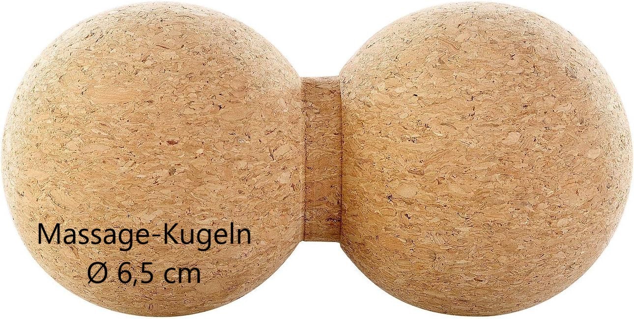 NEU Duoball Faszien Trainer Kork für Selbstmassage Schmerzen Verspannung Kraft