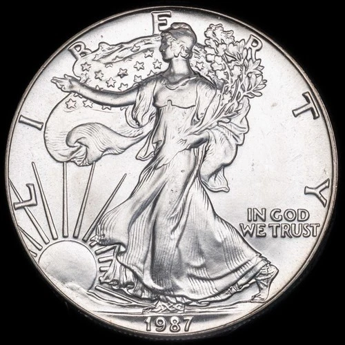 1987 1 oz Silver American Eagle (Brilliant Uncirculated)
