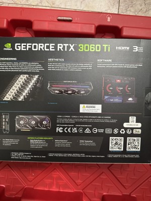 ASUS ROG Strix NVIDIA GeForce RTX 3060 Ti V2 8GB GDDR6 ASUS ROG Strix NVIDIA GeForce RTX 3060 Ti V2 8GB GDDR6